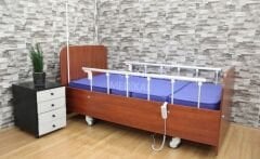 Ahşap Başlıklı 2 Motorlu Hasta Karyolası 161