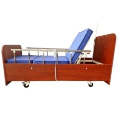 Ahşap Başlıklı 2 Motorlu Hasta Karyolası 161