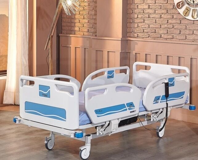 Full ABS 2 Motorlu Hasta Karyolası Derin Korkuluklu