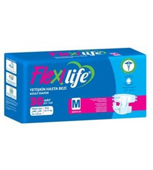 Flexsilife Bel Bantlı Hasta Bezi M