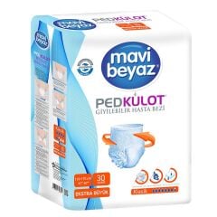 Mavi Beyaz Külot Bez Extra Büyük