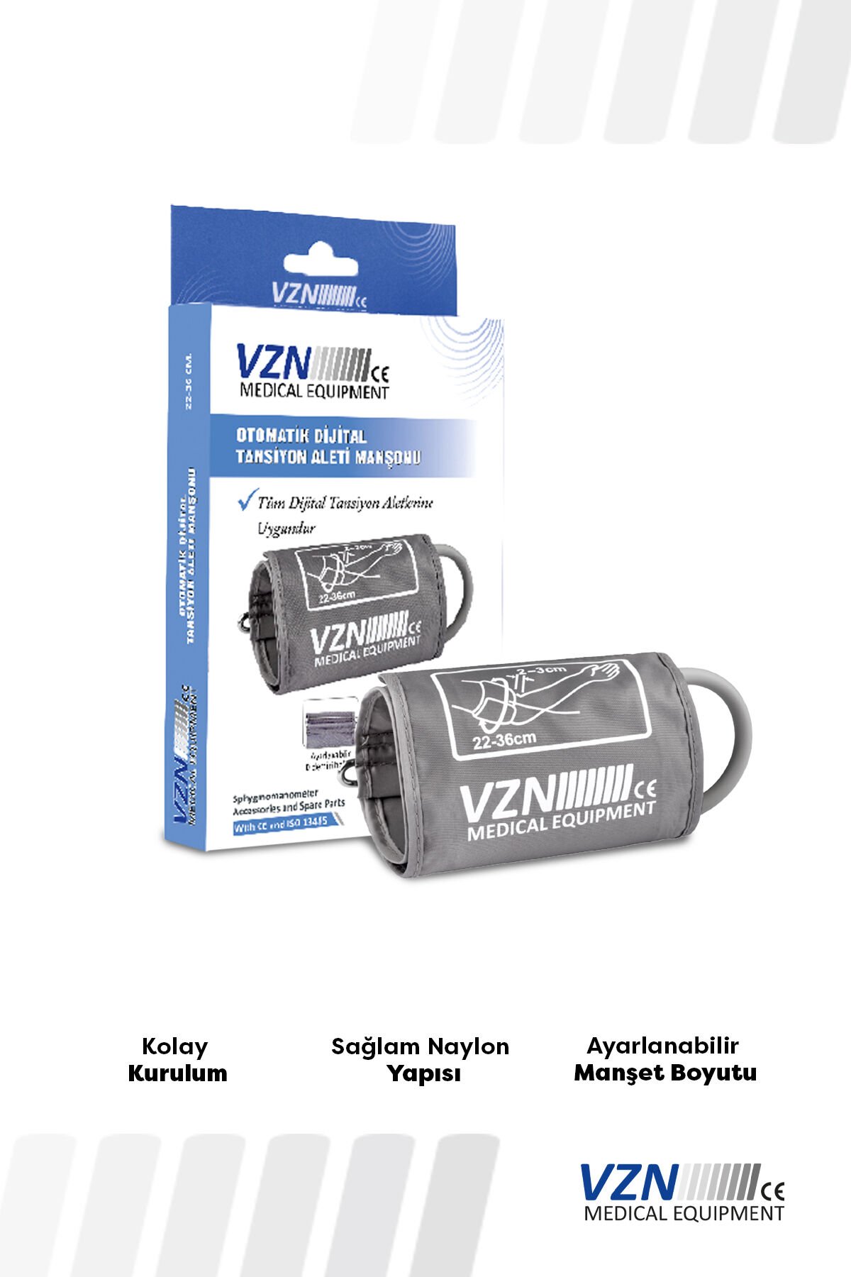 ​VZN Otomatik Dijital Tansiyon Aleti Kol Manşonu