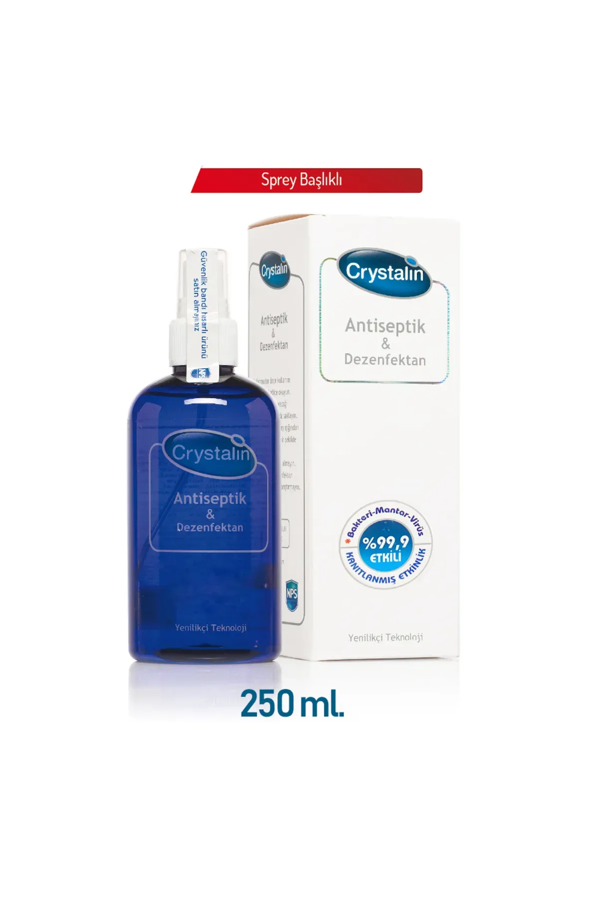 Crystalin Dezenfektan Sprey 250 ml