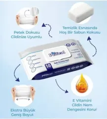 Dr.Pedical Vucut Temizleme Mendili 50'lik Paket