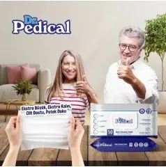 Dr.Pedical Vucut Temizleme Mendili 50'lik Paket